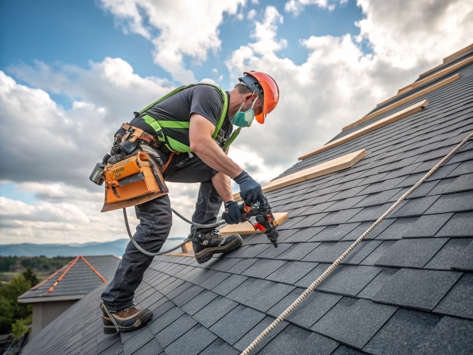-a-roofer-wearing-safety-gear--gloves--and-knee-pa